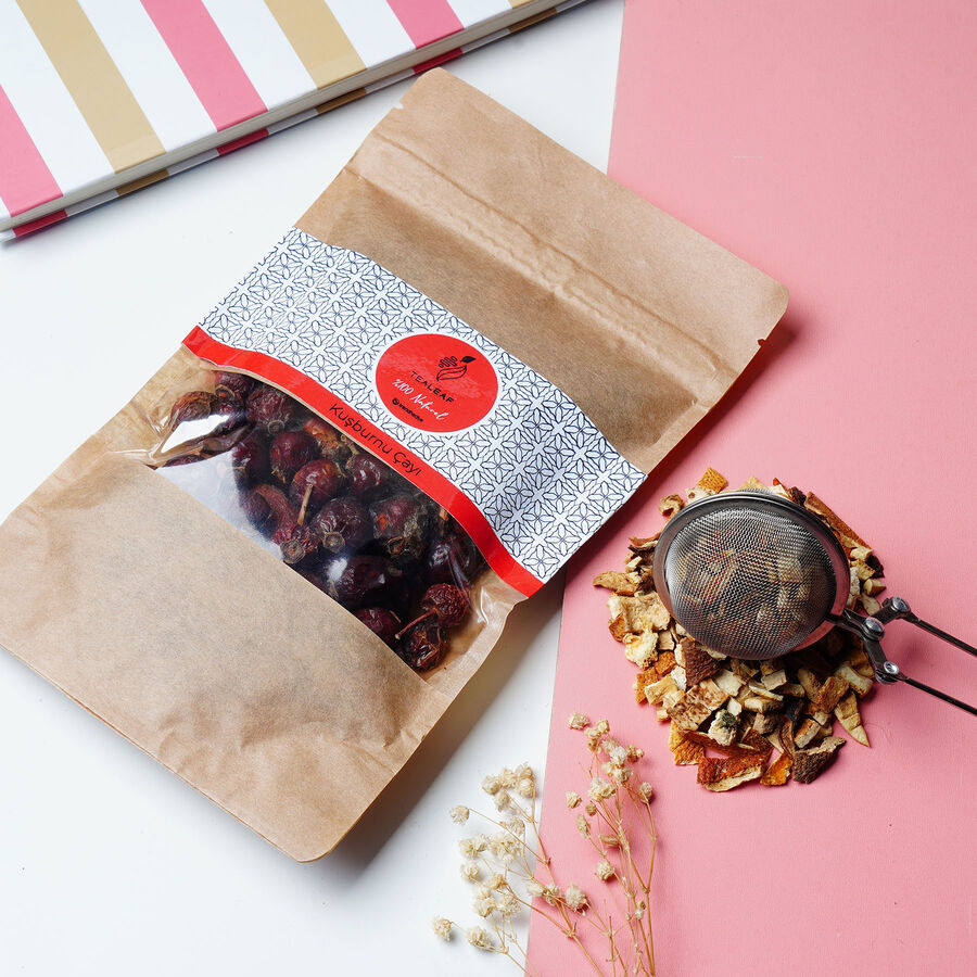 TeaLeaf Bitki Çayı Doypack 100gr. - Kuşburnu - 1