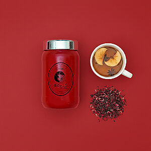 TEALEAF - Tealeaf Cam Kavanoz Meyve Çayı 100Gr - Hibiskus