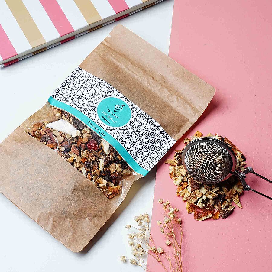 TEALEAF - Tealeaf Doypack Meyve Çayı 100Gr - Tropik