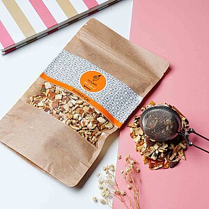 TEALEAF - Tealeaf Doypack Meyve Çayı 100Gr - Portakal