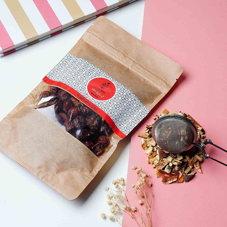 TEALEAF - Tealeaf Doypack Meyve Çayı 100Gr - Kuşburnu