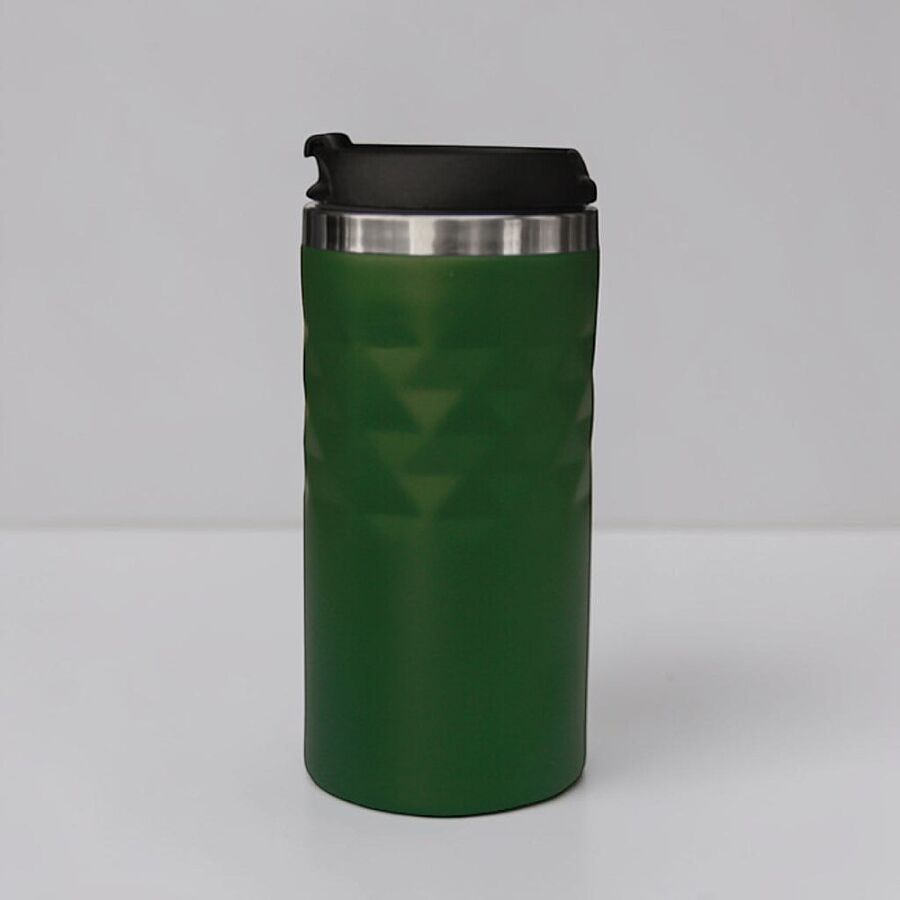 Termos Tipi Çelik Kupa Bardak 300 Ml - YEŞİL - 1