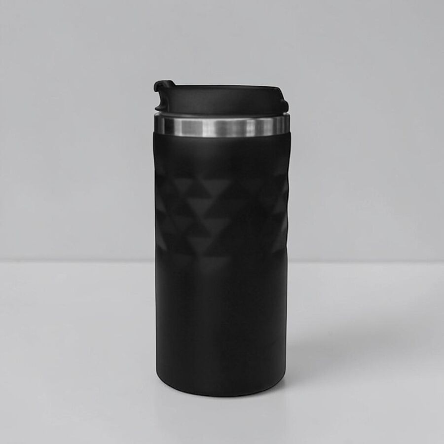 Termos Tipi Çelik Kupa Bardak 300 Ml - SİYAH - 1