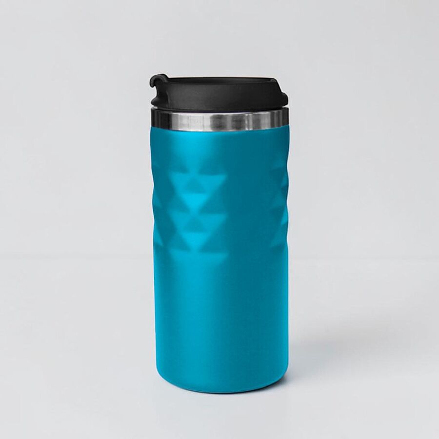 Termos Tipi Çelik Kupa Bardak 300 Ml - MAVİ - 1