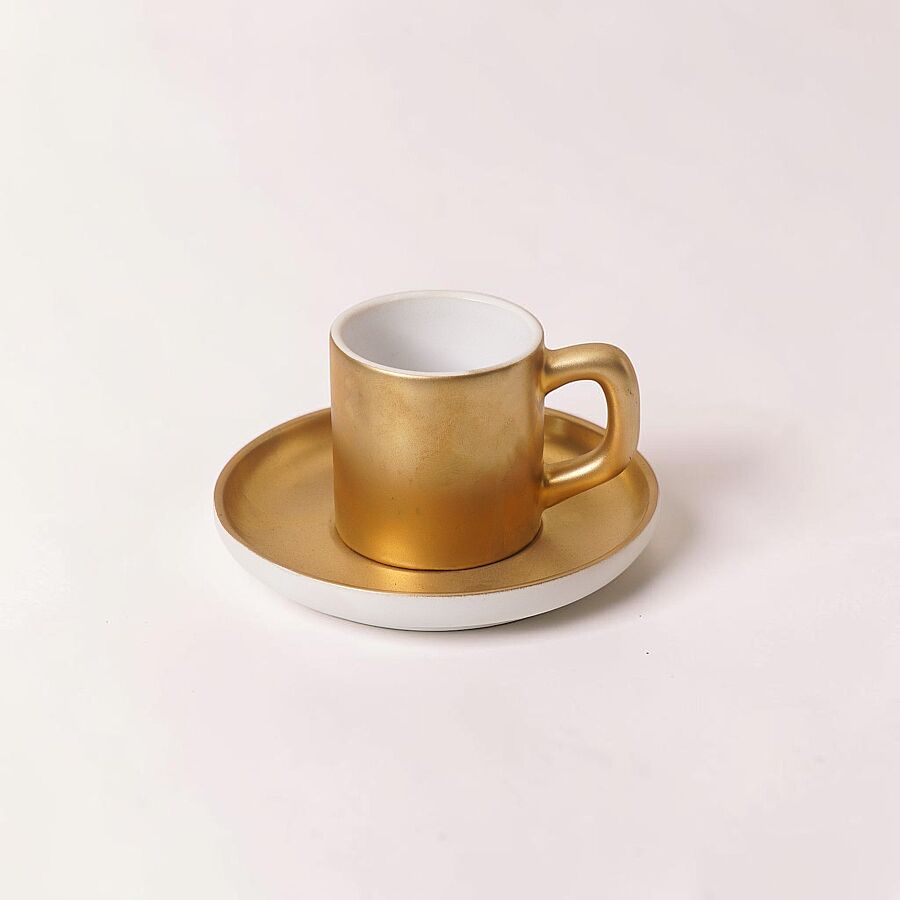 Türk Kahvesi Fincanı - GOLD - 1